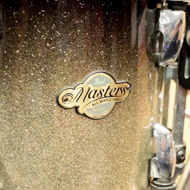 Pearl USED 中古 Masters Custom MCX 4pcs Drum Set  - Black Sparkle Fade 画像2