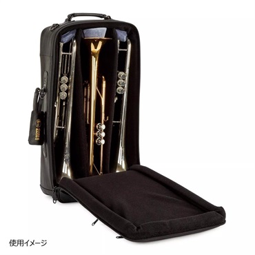 GARD BAGS ガードバッグス / プロシリーズ 5-MCLK トランペット用トリプル ケース / ブラック レザー 画像5