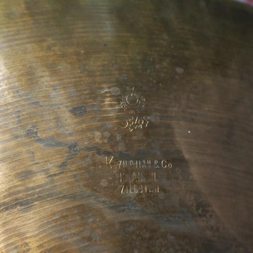 Zildjian VINTAGE  Istanbul K Zildjian Ride 18 Newer new stamp (1972-1977) [1562g] 画像10