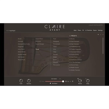 Native Instruments 【ネイティブインストルメンツSummer Sale 2026！】Claire - Avant (ネイティブインストルメンツ)(KONTAKTインストゥルメント)(オンライン納品)(2時間以内に納品) 画像3
