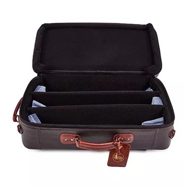 GARD BAGS ガードバッグス / エリート シリーズ 5-ECLCN-V トランペット用 トリプル ケース / ダークブラウン レザー・ブラウンベジタブルタンニング トリム 画像3