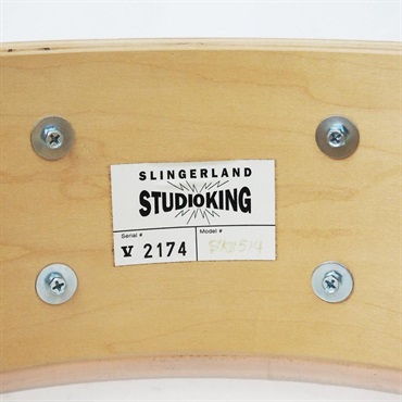 Slingerland USED 中古 SKS514 GIBSON ERA Studio King Snare Drum 14×5 画像10
