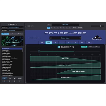 SPECTRASONICS Omnisphere 3 Upgrade (アップグレード)(オムニスフィア)(スペクトラソニックス)(ソフトシンセサイザー) (最強音源)(シンセ音源)(Quadzoneモジュレーション)(映画音楽からボカロ・ポップスまで) 画像3
