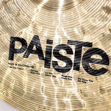 PAiSTe USED 中古 Signature The Paiste Line Dry Ride 21'' [リベット×6] [2910g] 画像5
