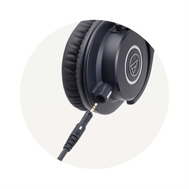audio-technica 【クリエイター応援キャンペーン】ATH-M40x+サンワサプライ PDA-STN25BK ヘッドフォンハンガーセット (オーディオテクニカ)(密閉型)(モニターヘッドホン)(サンワサプライ)(ヘッドホンスタンド) 画像4