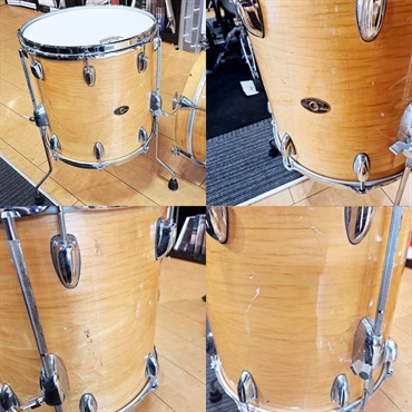 Slingerland USED 中古 1989s～94s HSS ERA Artist Series 3pc Set [18BD，12TT，14FT] 画像6