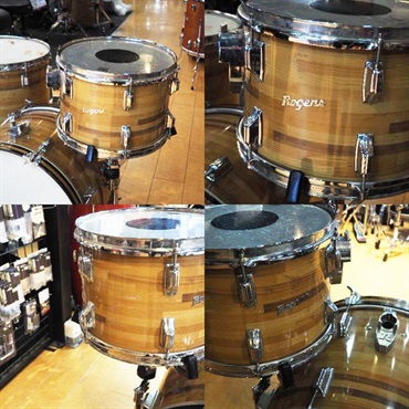 Rogers VINTAGE 1972's～1975's 3pcs kit/Butcher Block [BD20，TT13，FT16] 画像5