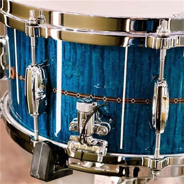 TAMA TMS1465SR-OLC [STAR Maple 14 × 6.5 / Ocean Blue Curly Maple][Made in Japan] 画像1