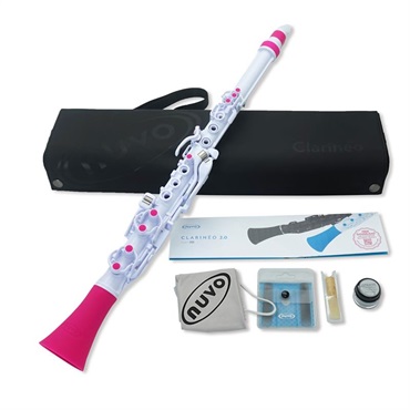 NUVO ヌーボ / N120CLPK クラリネオ プラスチック製 C調 クラリネット Clarineo(White/Pink) 画像1