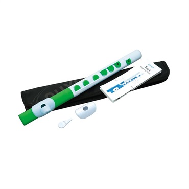 NUVO ヌーボ / N430TWGN プラスチック製 フルート入門用横笛 TooT (White/Green) 画像1