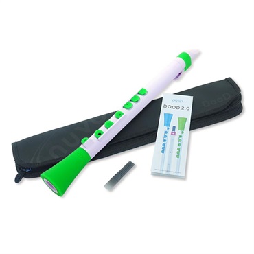 NUVO ヌーボ / N430DWGN プラスチック製 リード楽器入門用縦笛 DooD (White/Green) 画像1