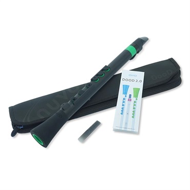 NUVO ヌーボ / N430DBGN プラスチック製 リード楽器入門用縦笛 DooD (Black/Green) 画像1