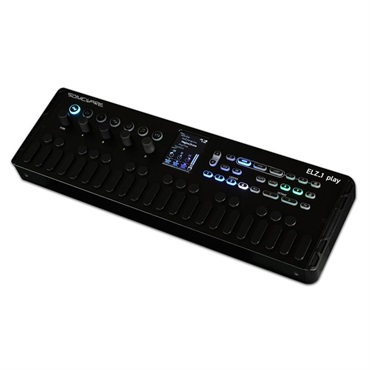 SONICWARE (完全台数限定・専用ソフトケース付) ELZ_1 play V2 (Limited All Black Edition) ソニックウェア エルザ1プレイ Portable Synthesizer with Looper (Waldorf ウェーブテーブル搭載) 限定オールブラックエディション 画像1