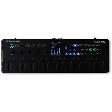 SONICWARE (完全台数限定・専用ソフトケース付) ELZ_1 play V2 (Limited All Black Edition) ソニックウェア エルザ1プレイ Portable Synthesizer with Looper (Waldorf ウェーブテーブル搭載) 限定オールブラックエディション 画像4