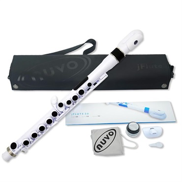 NUVO ヌーボ / N220JFWB プラスチック製 お子様向けフルート jFlute(White/Black) 画像1