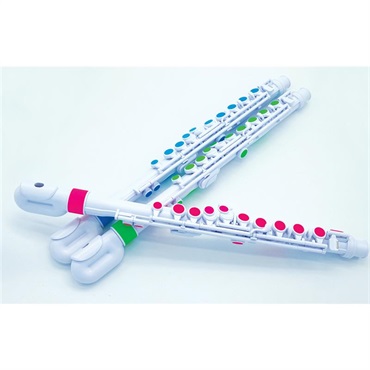 NUVO ヌーボ / N220JFBL プラスチック製 お子様向けフルート jFlute (White/Blue) 画像2