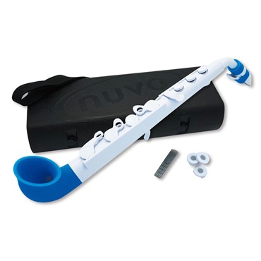 NUVO ヌーボ / N520JWBL プラスチック製 C調 簡単サックス jSax (White/Blue) 画像1