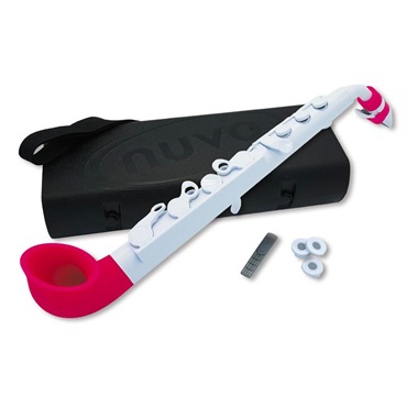 NUVO ヌーボ / N520JWPK プラスチック製 C調 簡単サックス jSax (White/Pink) 画像1
