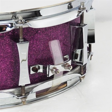 PORK PIE USED 中古品 8ply Maple Snare Drum 14×5 - Purple Sparkle 画像6