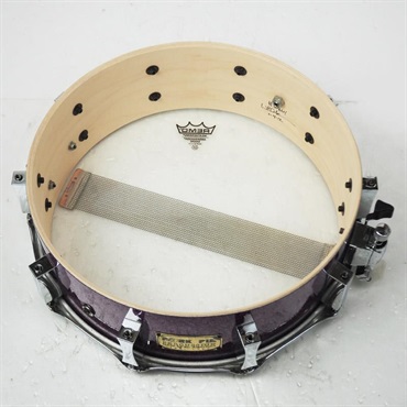 PORK PIE USED 中古品 8ply Maple Snare Drum 14×5 - Purple Sparkle 画像8