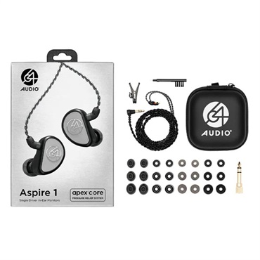 64 Audio Aspire 1 (ロクヨンオーディオ)(イヤモニ)(ユニバーサルIEM)(IPX端子)(1ドライバー) 画像3