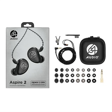 64 Audio Aspire 2 (ロクヨンオーディオ)(イヤモニ)(ユニバーサルIEM)(IPX端子)(2ドライバー) 画像3