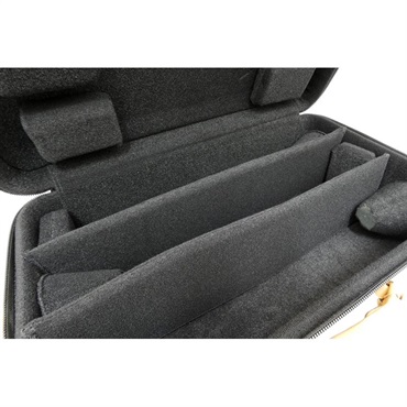 GARD BAGS ガードバッグス / ファイバーグラス シリーズ 5-EHSK トランペット用 トリプル ケース / ブラック コーデュラナイロン・ブラウン レザー トリム 画像3