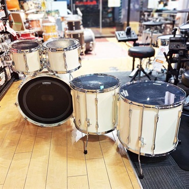 YAMAHA USED 中古 YD-9000RG & 9000RC Recording Custom 5pc Drum Kit [22BD，10TT，12TT，16FT，18FT/Made In Japan/ケース一式付属] 画像2