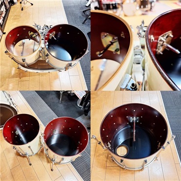 YAMAHA USED 中古 YD-9000RG & 9000RC Recording Custom 5pc Drum Kit [22BD，10TT，12TT，16FT，18FT/Made In Japan/ケース一式付属] 画像8