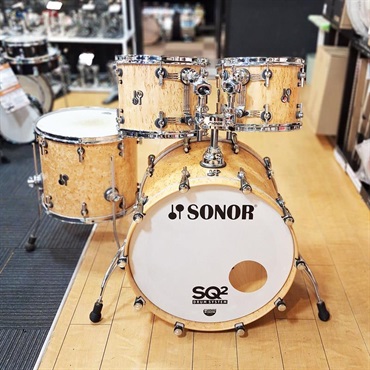SONOR USED 中古 SQ2 System Maple Medium 4pc Drum Kit -Scandinavian Birch Semi Gloss- [BD22.TT12.TT13.FT16] 画像1