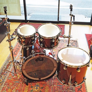 dw Collector's Pure Maple 4pc Drum Kit [BD22，FT16，TT12&10 /Root Beer Metallic Lacquer]【店頭展示特価品】 画像8