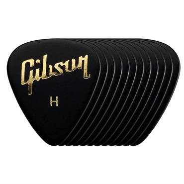 Gibson 【夏のボーナスセール】 APRB12-74H Standard Black Picks 12 Pack (Heavy) 画像1