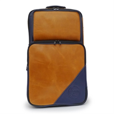 GARD BAGS ガードバッグス / エリート シリーズ 9-ECLV-NB トランペット&フリューゲルホルン用 ケース / ブラウン ベジタブルタンニング レザー・ネイビー レザー トリム 画像1