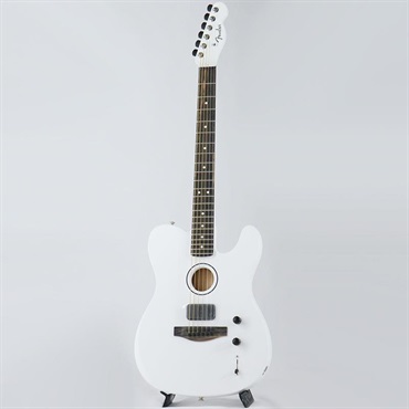 Fender Acoustics Limited Edition FINNEAS American Acoustasonic Telecaster (Satin Arctic White/Ebony) 画像1