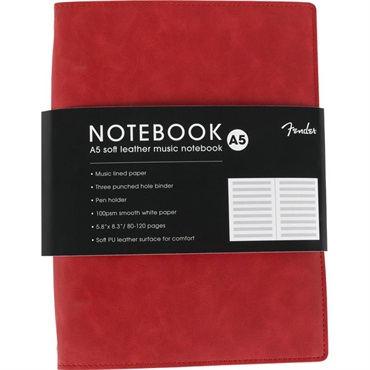 Fender USA 【夏のボーナスセール】 【生産完了品】Fender Vegan Leather Music Note Book [#9170000008] 画像1