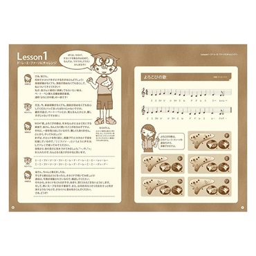 NIGHT OCARINA ナイトオカリナ クラシック アルトC調 入門セット C-ACI-SET カラー:アイボリー CLASSIC オカリーナ 画像3
