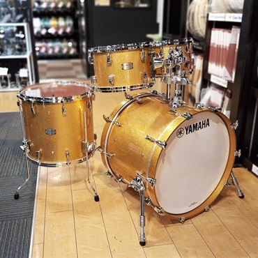 YAMAHA Absolute Hybrid Maple 4pc Drum Set [AMB2216-GCS + AMP6F3-GCS／カラー：ゴールドシャンパンスパークル(GCS)] 【店頭展示特価品】 画像1