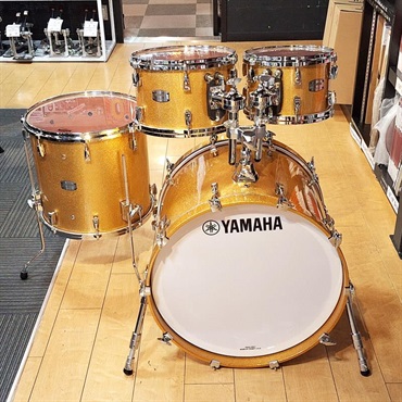 YAMAHA Absolute Hybrid Maple 4pc Drum Set [AMB2216-GCS + AMP6F3-GCS／カラー：ゴールドシャンパンスパークル(GCS)] 【店頭展示特価品】 画像2