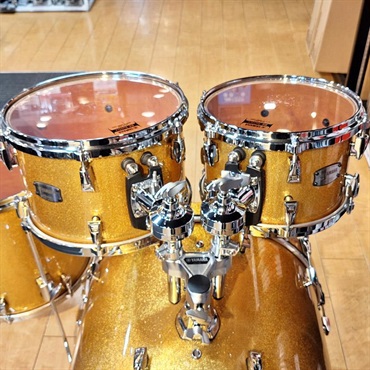 YAMAHA Absolute Hybrid Maple 4pc Drum Set [AMB2216-GCS + AMP6F3-GCS／カラー：ゴールドシャンパンスパークル(GCS)] 【店頭展示特価品】 画像4