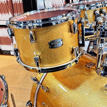 YAMAHA Absolute Hybrid Maple 4pc Drum Set [AMB2216-GCS + AMP6F3-GCS／カラー：ゴールドシャンパンスパークル(GCS)] 【店頭展示特価品】 画像6