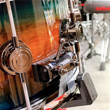 dw DR866514SSN552 Collector's SonicPly Snare Drum 14x6.5 [Natural to Quick Royal Blue Burst over Horizontal Padauk] 画像2