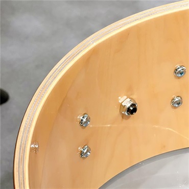 dw DR866514SSN552 Collector's SonicPly Snare Drum 14x6.5 [Natural to Quick Royal Blue Burst over Horizontal Padauk] 画像4