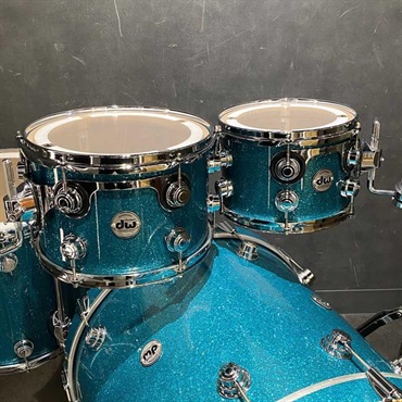 dw Collector's Pure Maple 4pc Drum Kit [BD22，FT16，TT12&10/Teal Glass Finish Ply]【店頭展示特価品】 画像1