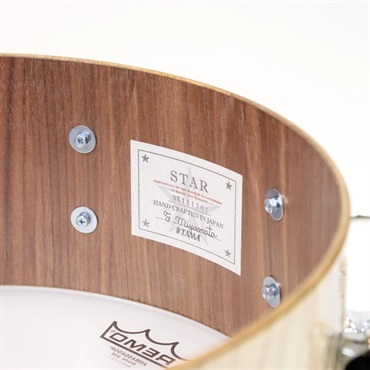 TAMA TWS1455-AWC [STAR Walnut 14''×5.5'' - Antique White Chestnut]【Made in Japan】 画像7