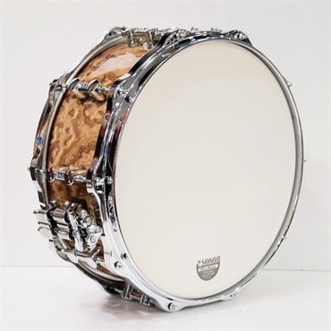 SONOR PL-1406SDWD CHB [PROLITE Series Maple 14''×6'' Die-Cast Hoop - Chocolate Burl] 画像5