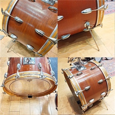 Slingerland VINTAGE 60s～70s Mahogany/Poplar/Maple 4pc Set [22BD，12TT，13TT，16FT] 画像9