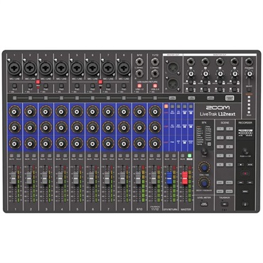 ZOOM LiveTrak L12next (ライブトラック)(ミキサー)(レコーダー)(オーディオインターフェイス) 画像2
