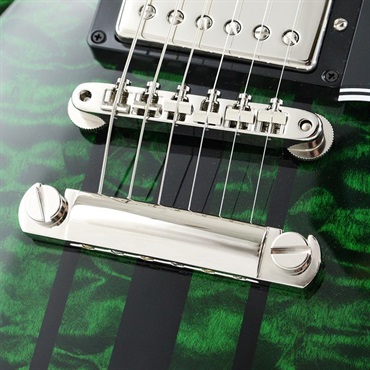 Gibson 【GIBSON×AQUBEストラッププレゼント】CS-336 3A Quilt Top Gloss (Green Tiger Stripe) 【Weight≒3.23kg】 画像6