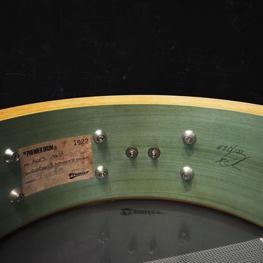 PREMiER 【プライスダウン！】USED 中古 Limited Edition Nicko McBrain 'Aces High' Snare Drum 14×5.5 [#20/100] 画像10
