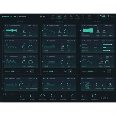 Native Instruments Absynth 6 Update (アブシンセ)(ウェーブテーブル)(グラニュラー)(オンライン納品)(2時間以内に納品) 画像1